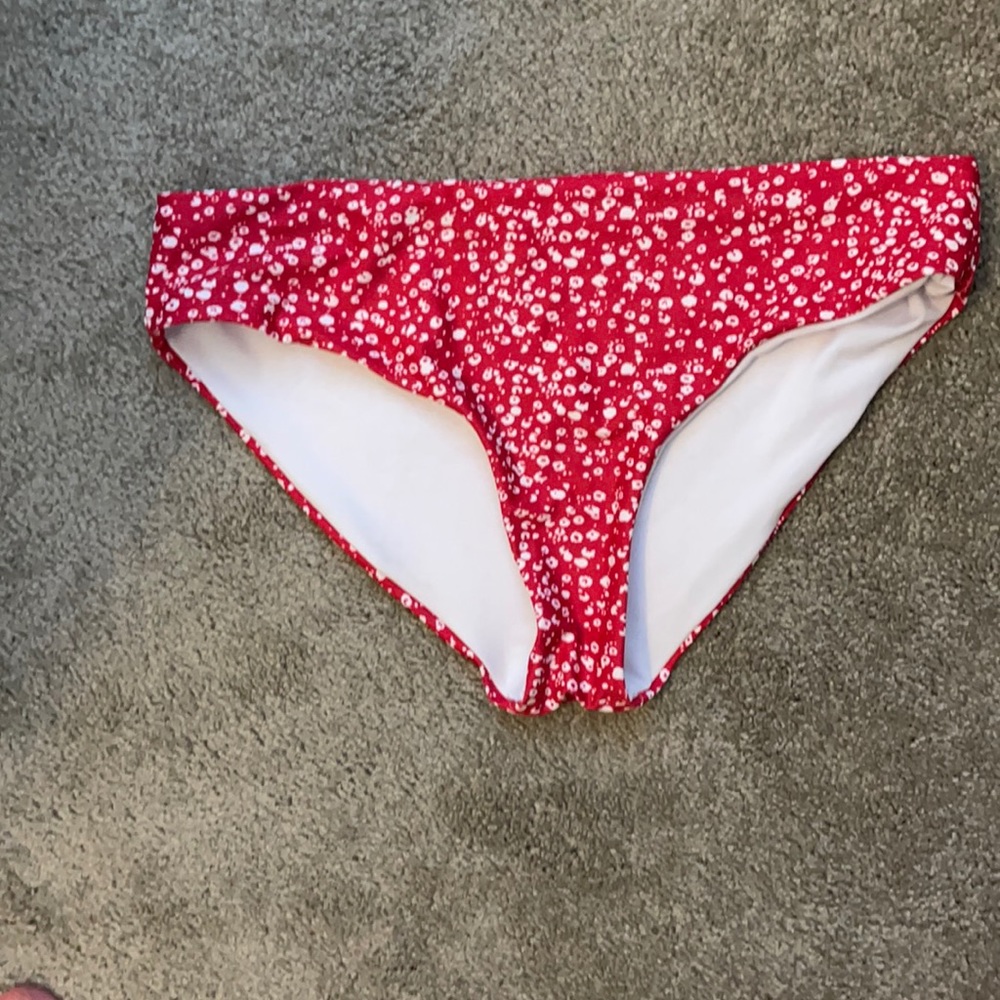 Red bikini bottoms